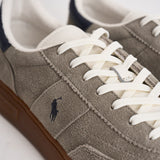 Sneakers uomo in suede grigio 809P09753 004 RALPH LAUREN 