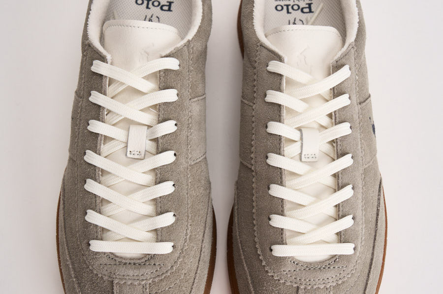 Sneakers uomo in suede grigio 809P09753 004 RALPH LAUREN 