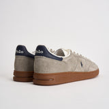 Sneakers uomo in suede grigio 809P09753 004 RALPH LAUREN 