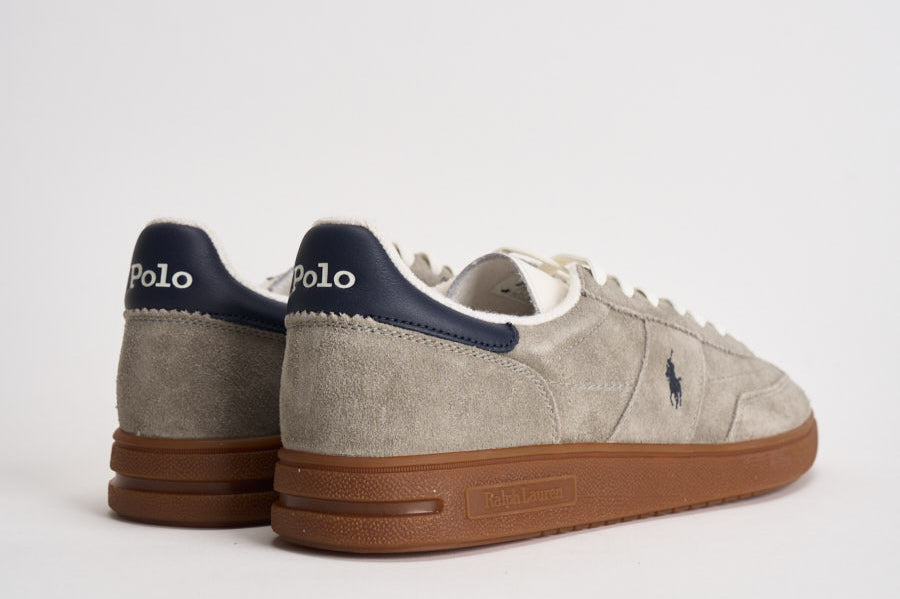Sneakers uomo in suede grigio 809P09753 004 RALPH LAUREN 