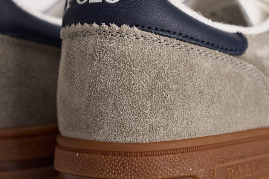 Sneakers uomo in suede grigio 809P09753 004 RALPH LAUREN 