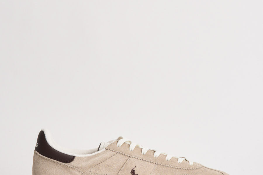Sneakers uomo in suede beige 809P09753 005 RALPH LAUREN 
