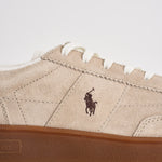 Sneakers uomo in suede beige 809P09753 005 RALPH LAUREN 