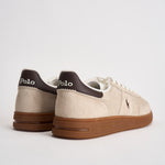 Sneakers uomo in suede beige 809P09753 005 RALPH LAUREN 