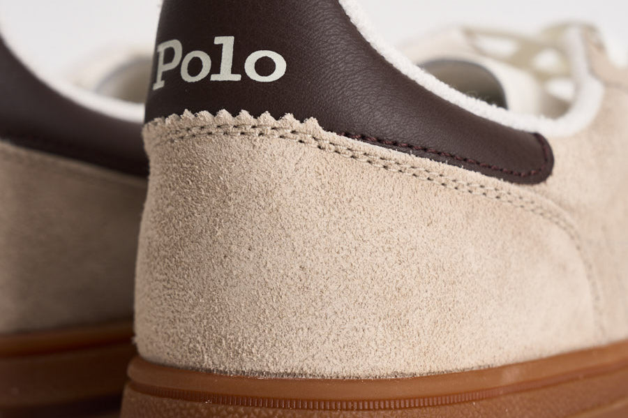 Sneakers uomo in suede beige 809P09753 005 RALPH LAUREN 