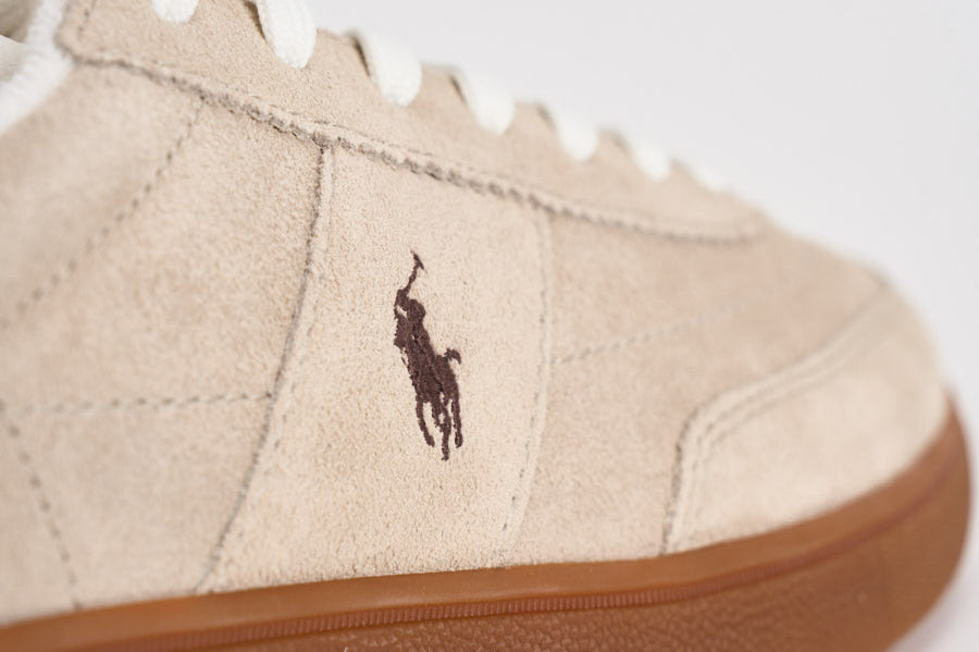 Sneakers uomo in suede beige 809P09753 005 RALPH LAUREN 