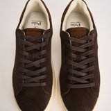 Sneakers uomo RLite Court in suede marroni 809P15729 001 RALPH LAUREN 