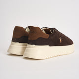 Sneakers uomo RLite Court in suede marroni 809P15729 001 RALPH LAUREN 