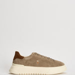 Sneakers uomo RLite Court in suede tortora 809P15729 002 RALPH LAUREN 