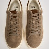 Sneakers uomo RLite Court in suede tortora 809P15729 002 RALPH LAUREN 