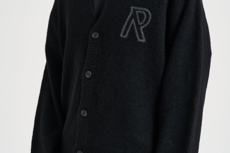 Cardigan uomo con bottoni nero MLM101071 BLACK REPRESENT 