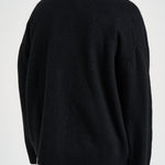 Cardigan uomo con bottoni nero MLM101071 BLACK REPRESENT 