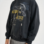 Felpa uomo con cappuccio antracite MLM101185 WASHEDBLACK REPRESENT 