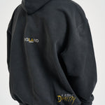Felpa uomo con cappuccio antracite MLM101185 WASHEDBLACK REPRESENT 
