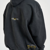 Felpa uomo con cappuccio antracite MLM101185 WASHEDBLACK REPRESENT 