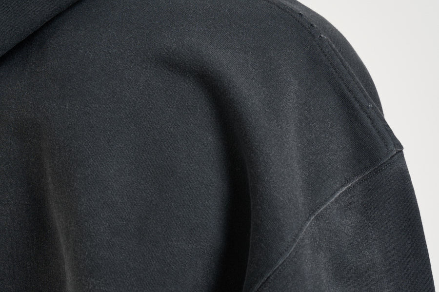 Felpa uomo con cappuccio antracite MLM101185 WASHEDBLACK REPRESENT 
