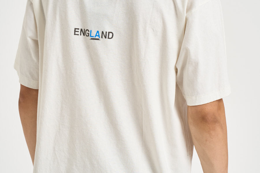 T-shirt uomo con stampa panna MLM101188 FLATWHITE REPRESENT 