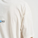 T-shirt uomo con stampa panna MLM101188 FLATWHITE REPRESENT 