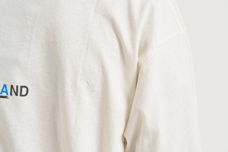 T-shirt uomo con stampa panna MLM101188 FLATWHITE REPRESENT 