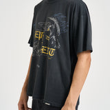 T-shirt uomo con stampa nera MLM101188 WASHEDBLACK REPRESENT 