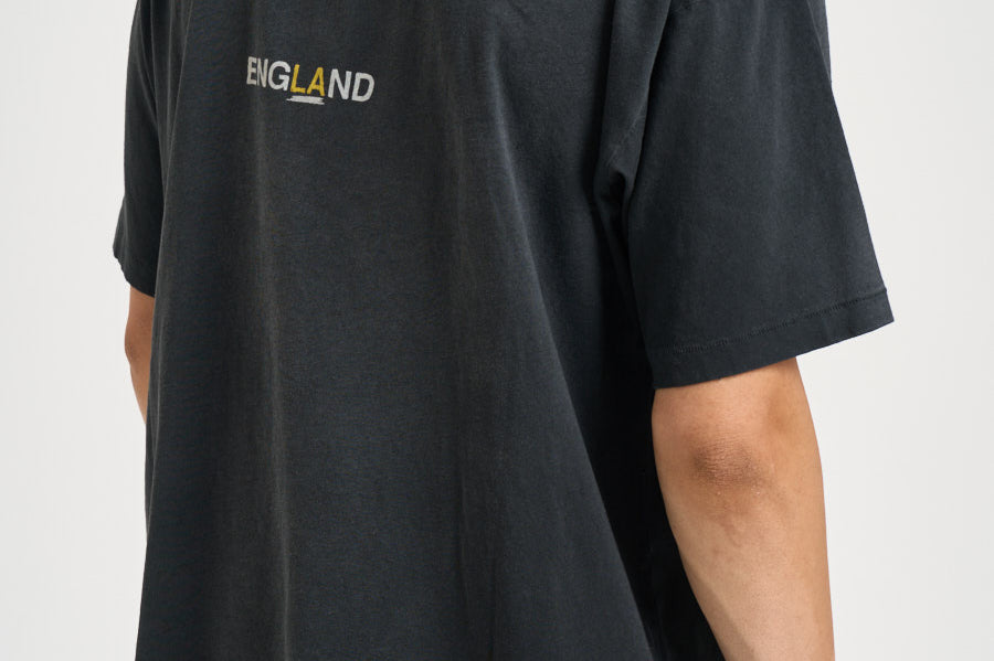 T-shirt uomo con stampa nera MLM101188 WASHEDBLACK REPRESENT 