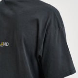 T-shirt uomo con stampa nera MLM101188 WASHEDBLACK REPRESENT 