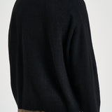 Maglia uomo girocollo nera MLM101197 BLACK REPRESENT 