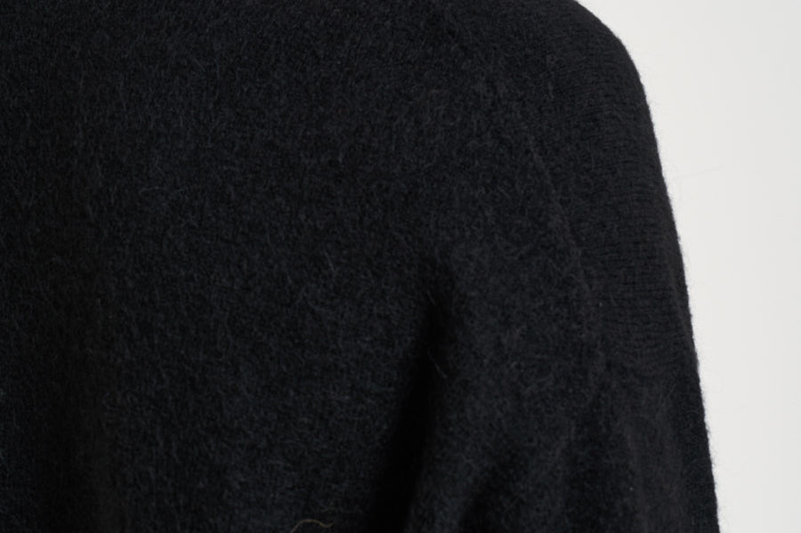 Maglia uomo girocollo nera MLM101197 BLACK REPRESENT 