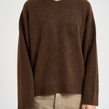 Maglia uomo girocollo marrone MLM101197 CHOCOLATE REPRESENT 
