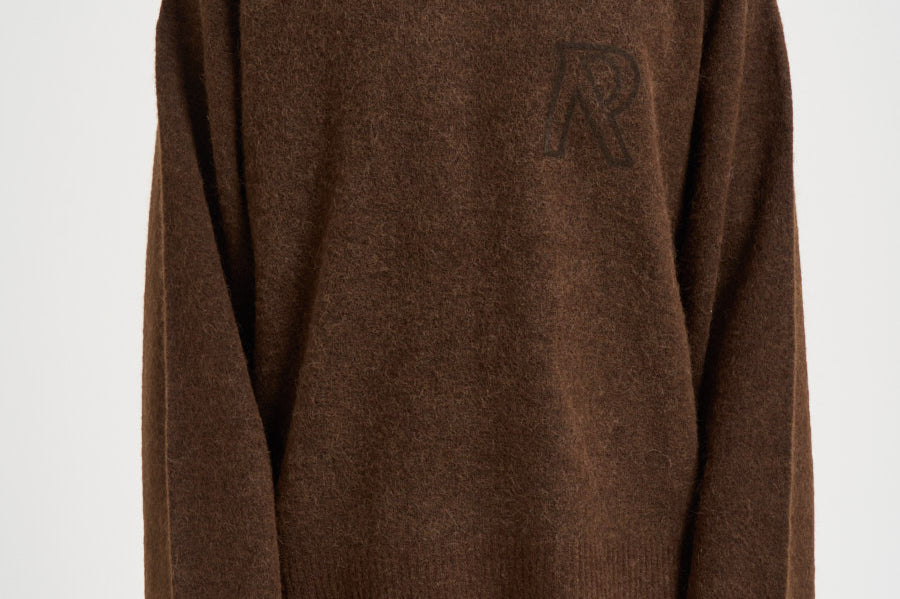Maglia uomo girocollo marrone MLM101197 CHOCOLATE REPRESENT 