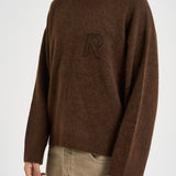 Maglia uomo girocollo marrone MLM101197 CHOCOLATE REPRESENT 