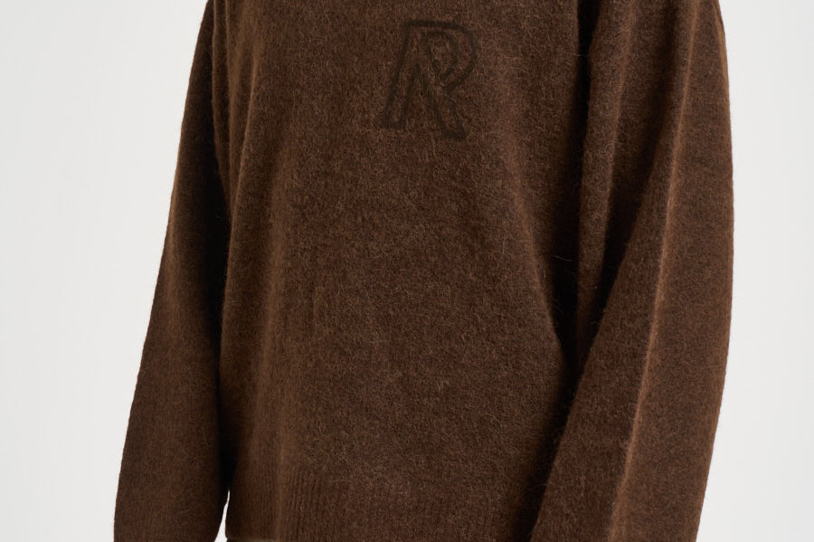 Maglia uomo girocollo marrone MLM101197 CHOCOLATE REPRESENT 