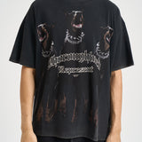 T-shirt uomo con stampa nera MLM41135 VINTAGEBLACK REPRESENT 