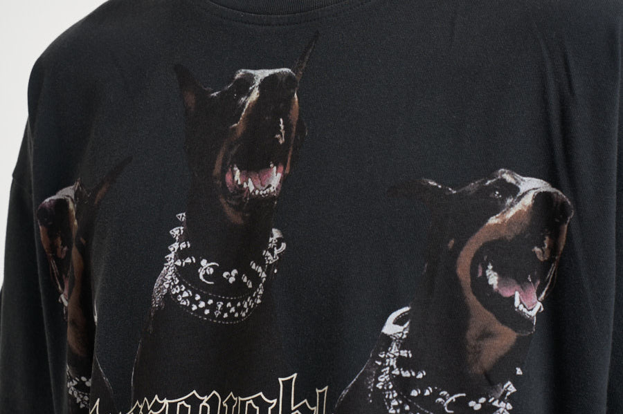T-shirt uomo Thoroughbred con stampa nera MLM41135 VINTAGEBLACK REPRESENT 