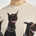 T-shirt uomo con stampa panna MLM41135 WHITE REPRESENT 