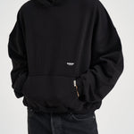 Felpa uomo con cappuccio nera OCM100041 BLACK REPRESENT 