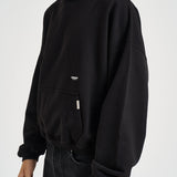 Felpa uomo con cappuccio nera OCM100041 BLACK REPRESENT 