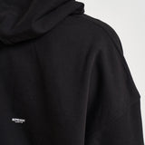 Felpa uomo con cappuccio nera OCM100041 BLACK REPRESENT 