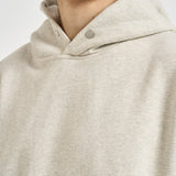 Felpa uomo con cappuccio grigio chiaro mélange OCM100041 CRIMEARL REPRESENT 