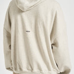 Felpa uomo con cappuccio grigio chiaro mélange OCM100041 CRIMEARL REPRESENT 