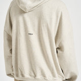 Felpa uomo con cappuccio grigio chiaro mélange OCM100041 CRIMEARL REPRESENT 