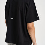 T-shirt uomo girocollo nera OCM100042 BLACK REPRESENT 