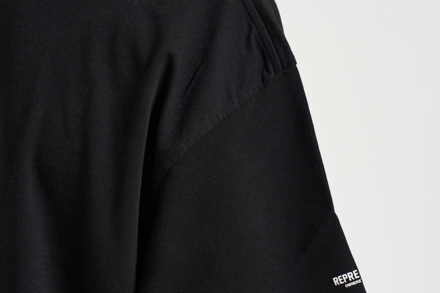T-shirt uomo girocollo nera OCM100042 BLACK REPRESENT 