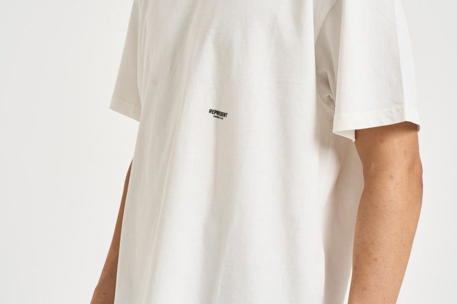 T-shirt uomo girocollo bianca OCM100042 FLATWHITE REPRESENT 