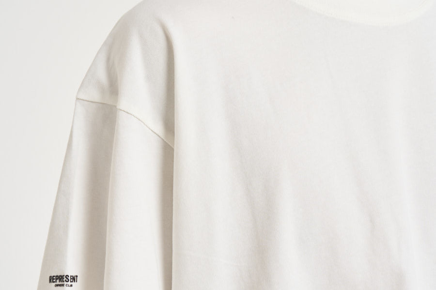 T-shirt uomo girocollo bianca OCM100042 FLATWHITE REPRESENT 