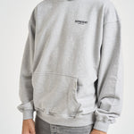 Felpa uomo con cappuccio Owner's Club grigio chiaro OCM41113 ASHGREY REPRESENT 