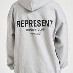 Felpa uomo con cappuccio Owner's Club grigio chiaro OCM41113 ASHGREY REPRESENT 