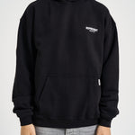 Felpa uomo con cappuccio Owner's Club nero OCM41113 BLACK REPRESENT 