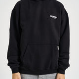 Felpa uomo con cappuccio Owner's Club nero OCM41113 BLACK REPRESENT 