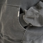 Felpa uomo con cappuccio Owner's Club grigia OCM41113 WASHEDBLACK REPRESENT 